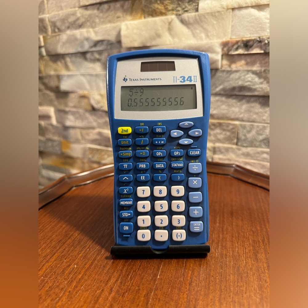 Texas Instruments TI-34 II Scientific Calculator *Tested Works Great- No Case